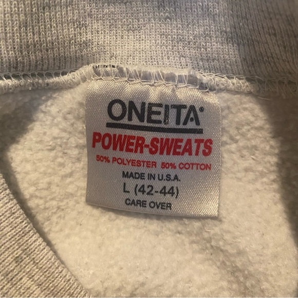 Vintage ONEITA Gray UCLA BRUINS Bear Graphic Sweatshirt Size Large - Picture 5 of 6